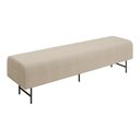 Ver imagem 1 de Puff Recamier 160cm Lauri Bouclé Suave Off White - Sallar Home