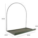 Ver imagem 5 de Prateleira Nicho Arco Verde Militar Metal Decorativa Retro