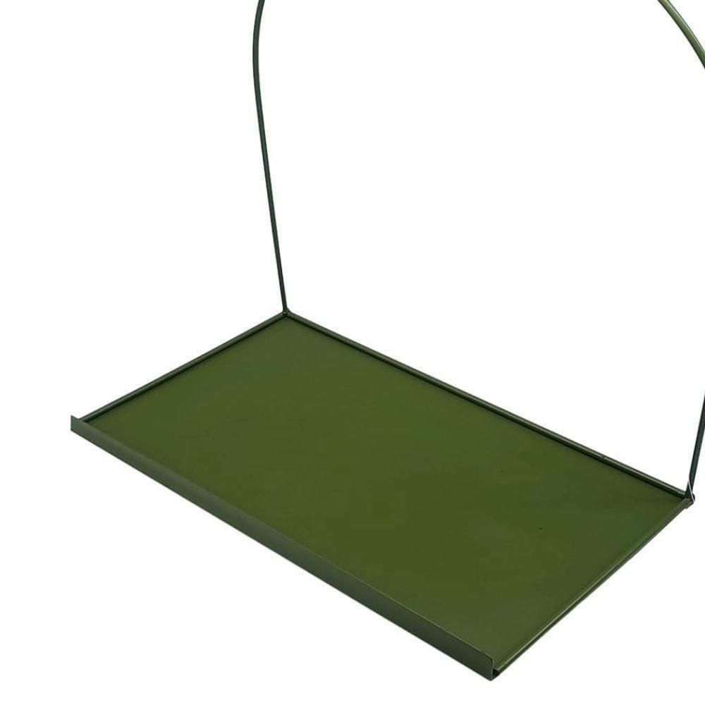 Ver imagem 3 de Prateleira Nicho Arco Verde Militar Metal Decorativa Retro