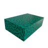 Caixa Decorativa Verde Mesclada Grande Mart - 2