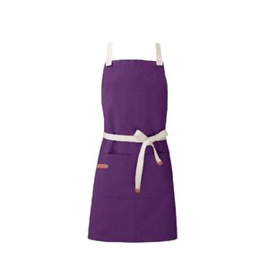 Avental Roxo Açai Algodao Sorveteria Doceria Bistro Vegano