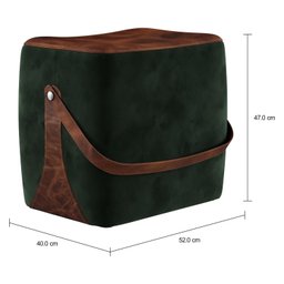 Puff em Veludo Bag - 3