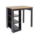 Ver imagem 2 de Bancada Cozinha Gourmet Ditália 3 Prateleiras CD-1022 cor:preto