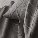 Ver imagem 3 de Peseira Amara Tricot Decorativa 70x220cm 100% Acrílico Altenburg Cinza Aço