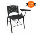Ver imagem 4 de Cadeira Universitária Plástica (Canhoto) – Cor Preto – Realplast
