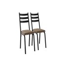 Ver imagem 6 de Conjunto Mesa Malva 140x80cm com 6 Cadeiras Rattan New Preto/Marrom