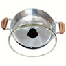 Frigideira Alumínio Fundido Alça Meia Lua Tampa Vidro 30cm DIVIFORTE 11497eTVDF - 1