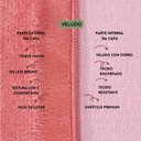 Ver imagem 3 de Kit 2 Capas para Almofada Drapeada Line T Retangular em Veludo Várias Cores Cor:rosa Coral