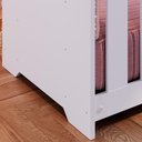 Ver imagem 2 de Berço com Mosquiteiro La001 Branco Comm Branco