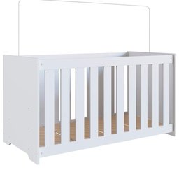 Berço com Mosquiteiro La001 Branco Comm Branco - 1