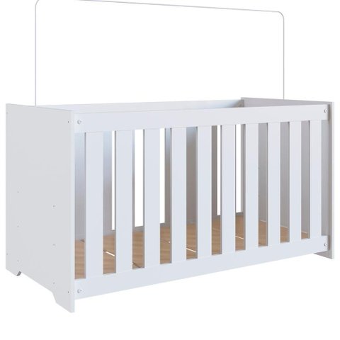 Berço com Mosquiteiro La001 Branco Comm Branco