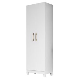 Armário Multiuso New Íris 55cm 2 Portas Branco Moval - 1