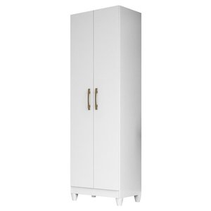 Armário Multiuso New Íris 55cm 2 Portas Branco Moval