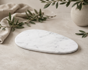 Ver imagem 1 de Bandeja Decorativa Pedra Natural Branco Extra para Servir 38x28cm