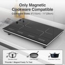Ver imagem 5 de Vbgk Cooktop de Indução Dupla 24" 4000w 2 Queimadores (preto)