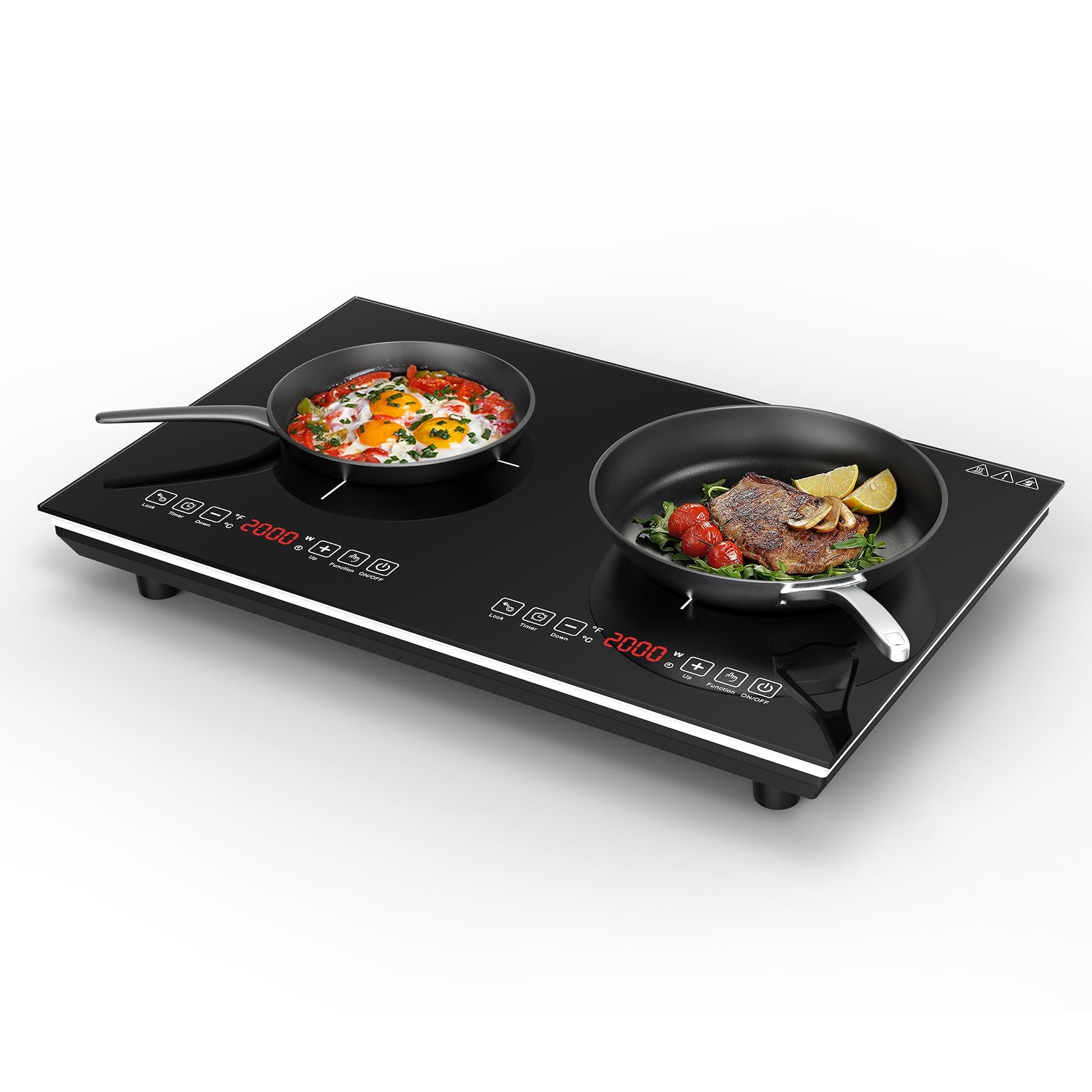 Vbgk Cooktop de Indução Dupla 24" 4000w 2 Queimadores (preto) - 8