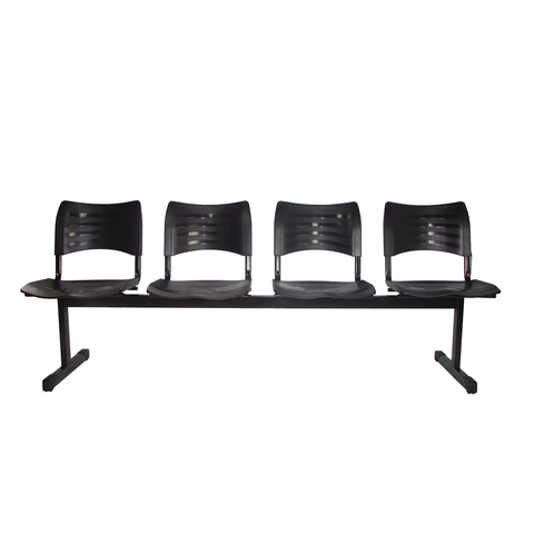 Longarina Turim 4 Lugares Maiart Preto