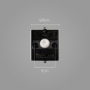 Ver imagem 3 de Arandela Dots 1 Foco Facho Dl158B Preta P/MR16 Bella St2723