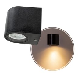 Arandela Dots 1 Foco Facho Dl158B Preta P/MR16 Bella St2723 - 1 Arandela Dots 1 Foco Facho Dl158B Preta P/MR16 Bella St2723 - 1