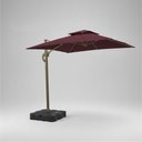Ver imagem 1 de Ombrelone Guarda Sol Premium Vinho 3x3m para Festas e Eventos Ao Ar Livre