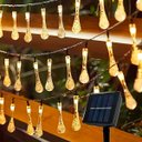 Ver imagem 3 de Pisca Cordão Gotas Natal Solar Externo de 5m 20 Leds Amarelo