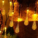 Ver imagem 5 de Pisca Cordão Gotas Natal Solar Externo de 5m 20 Leds Amarelo