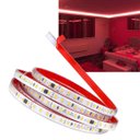 Ver imagem 1 de Fita Led SMD Dupla Face 3 Metros Iluminaçao Vermelha Luz Quarto Sala Gesso Sanca Perfil Sala Quarto 