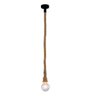 Luminaria Pendente Corda Sisal Kit 5 Uni Iluminaçao Sala Quarto Cozinha Recepçao Loja Casa Comercio  - 9
