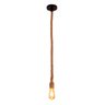Luminaria Pendente Corda Sisal Kit 5 Uni Iluminaçao Sala Quarto Cozinha Recepçao Loja Casa Comercio  - 10