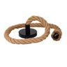 Luminaria Pendente Corda Sisal Kit 5 Uni Iluminaçao Sala Quarto Cozinha Recepçao Loja Casa Comercio  - 7