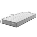 Ver imagem 2 de Colchão Solteiro Molas Ensacadas 22cm x 188cm x 88cm Eros Yescasa
