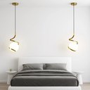 Ver mais imagens de Luminária Pendente Teto 160cm Jabuticaba Globo Vidro 15cm Metal E27 Gimpo Kjdd-e-061:dourado