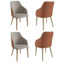 Ver imagem 1 de Kit 4 Cadeiras para Sala de Jantar Anne Yescasa