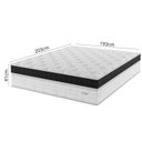 Ver imagem 3 de Colchão King Yescasa Duplo Molejo 41cm 2,03m 1,93m Chile