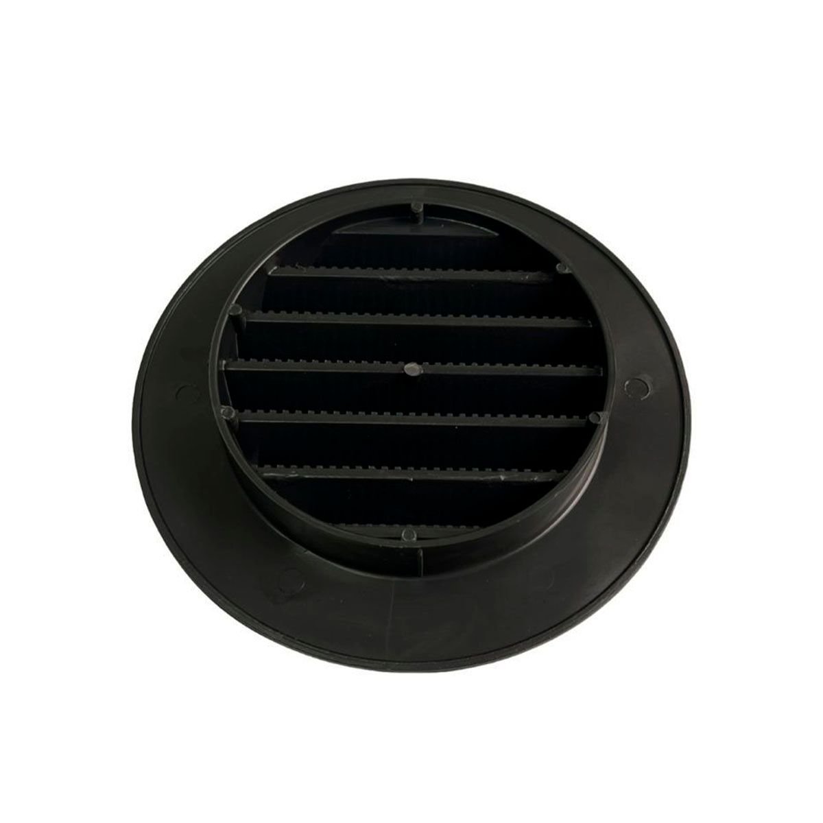 Kit 2 Grades de Ventilação Encaixe 150 Mm Preta com Tela Ac&a Brasil Kit Duas Unidades Grades de Ven - 3