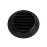 Kit 2 Grades de Ventilação Encaixe 150 Mm Preta com Tela Ac&a Brasil Kit Duas Unidades Grades de Ven - 3