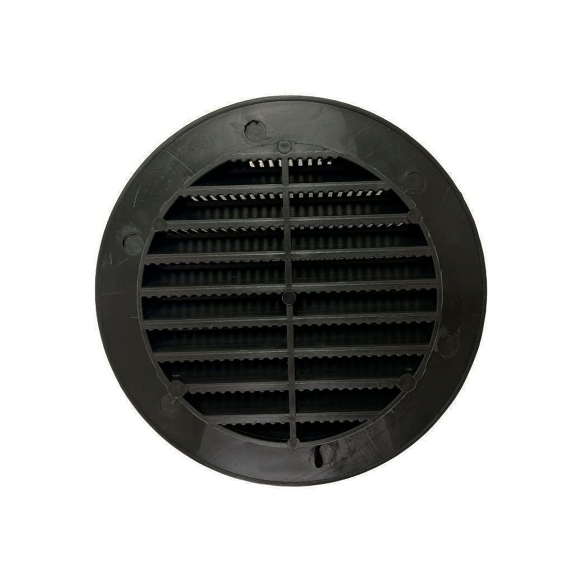 Kit 2 Grades de Ventilação Encaixe 150 Mm Preta com Tela Ac&a Brasil Kit Duas Unidades Grades de Ven - 5