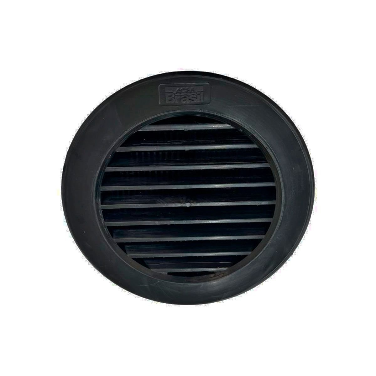 Kit 2 Grades de Ventilação Encaixe 150 Mm Preta com Tela Ac&a Brasil Kit Duas Unidades Grades de Ven - 7