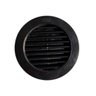 Kit 2 Grades de Ventilação Encaixe 150 Mm Preta com Tela Ac&a Brasil Kit Duas Unidades Grades de Ven - 2