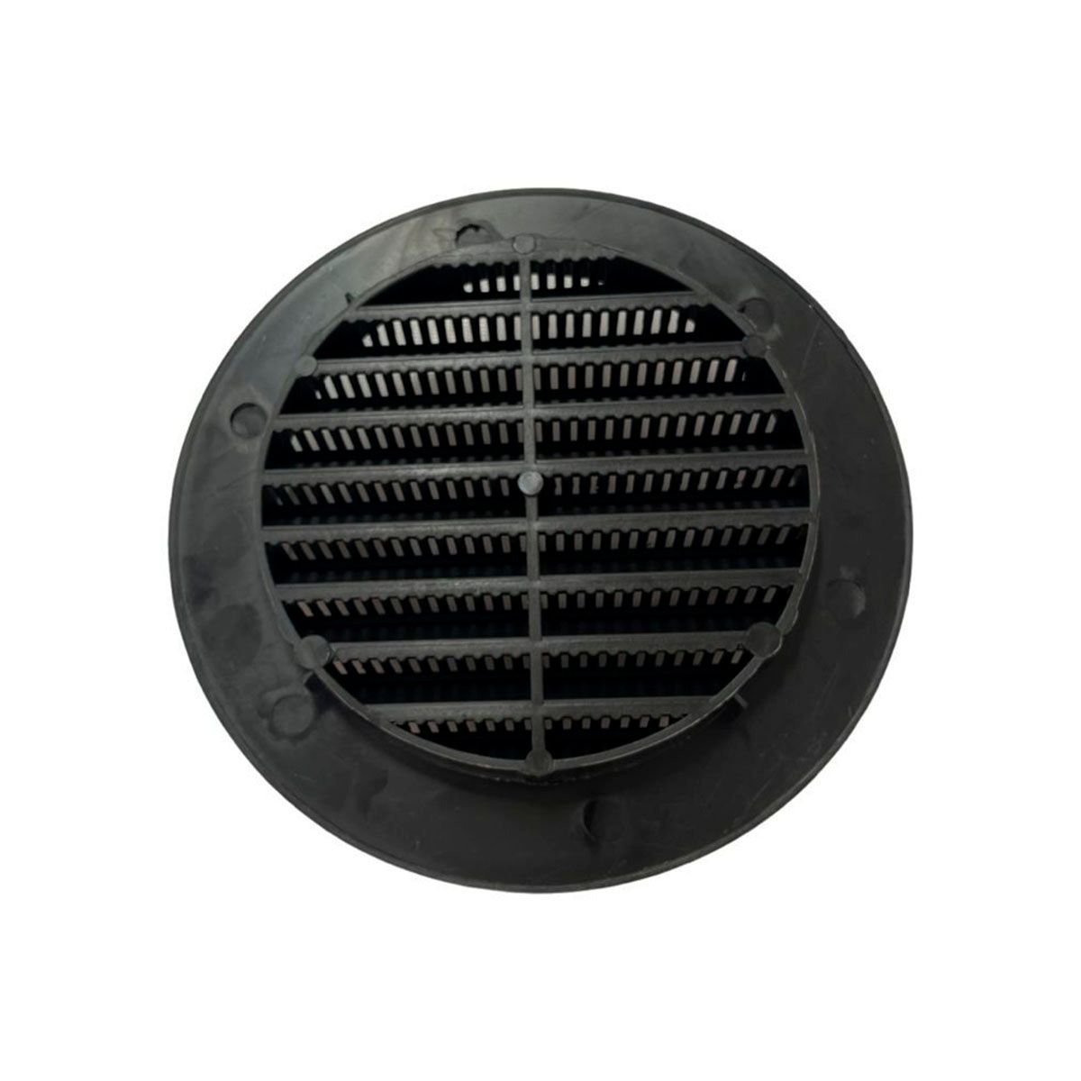 Kit 2 Grades de Ventilação Encaixe 150 Mm Preta com Tela Ac&a Brasil Kit Duas Unidades Grades de Ven - 4