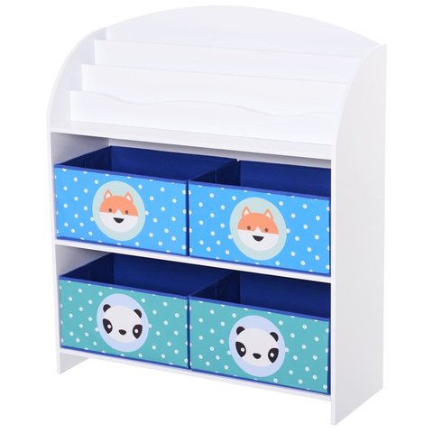 Organizador de Brinquedos Infantil Zorro 100% Mdf (criança) Woodcore