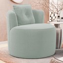 Ver imagem 2 de Poltrona Orgânica Living Bob com 01 Almofada Bouclê Verde Menta - Desk Design