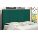 Ver imagem 3 de Cabeceira Estofada Box Casal Encosto para Cama Hylux 144x126 Azul Tiffany