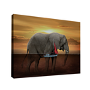 Ver imagem 1 de QUADRO DECORATIVO ELEFANTE AQUÁTICO Grande 118x78