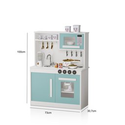 Cozinha Infantil em Mdf para Brincadeiras Lúdicas Rosa ou Menta:menta - 2