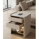 Ver imagem 7 de Mesa de Cabeceira Multifuncional Smart Innovare: Carregador por Indução, Led Automático e Soft Close