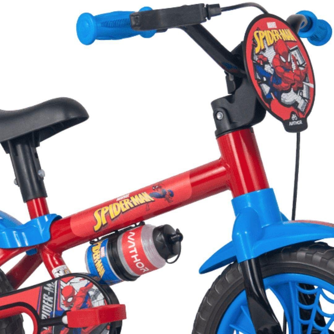 Bicicleta Infantil Menino Aro 12 Homem Aranha Marvel - 3