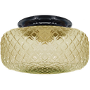 Ver imagem 1 de Plafon Colonial Aluminio Preto Drops Bico de Jaca Ambar