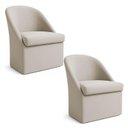 Ver imagem 1 de Kit 2 Poltronas Decorativas Malli Linho - Pallazio Cor:Bege