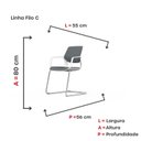 Ver imagem 4 de Cadeira Escritório Interlocutor Filo C Bs